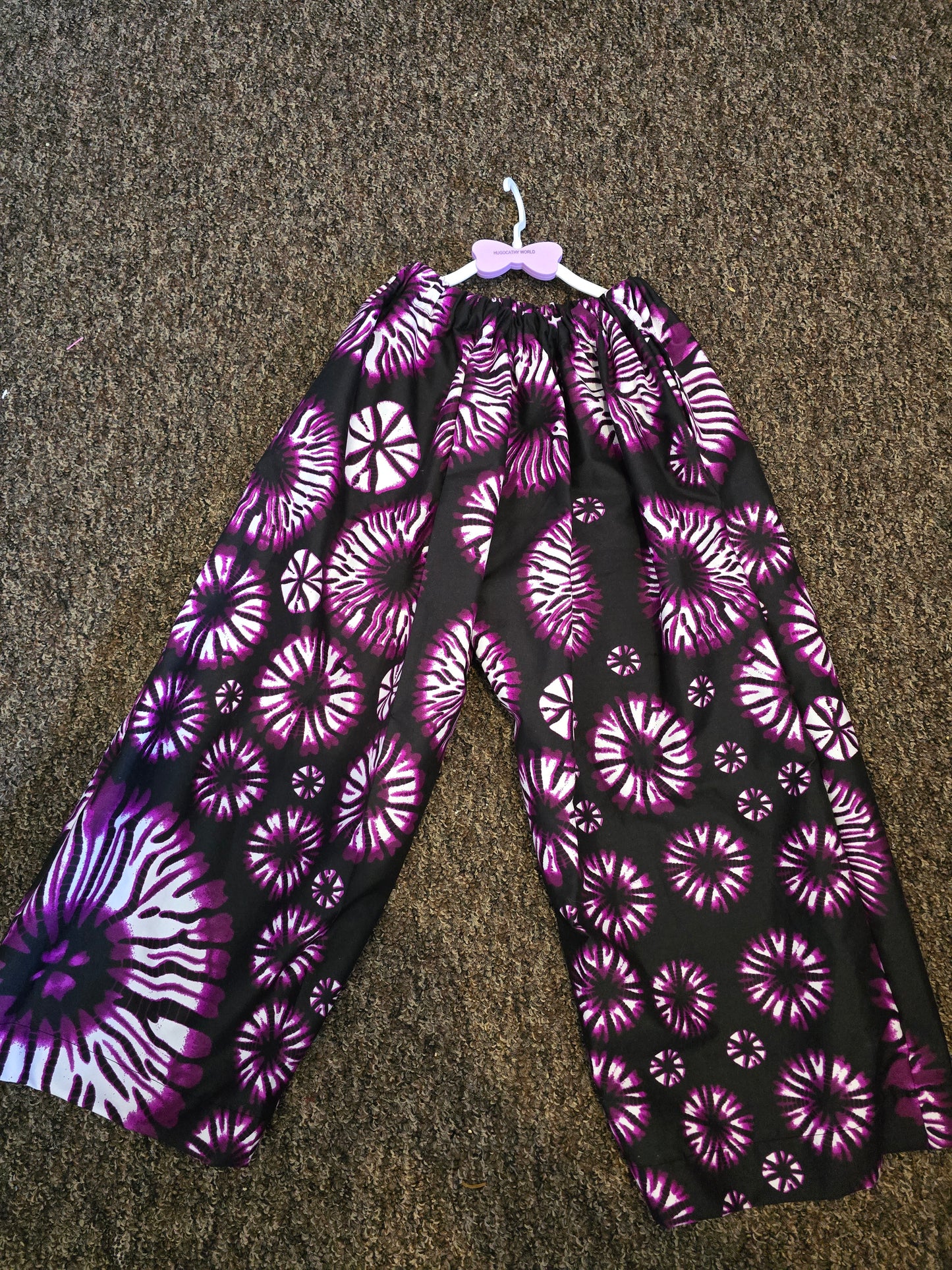 Purple Bust kids trousers