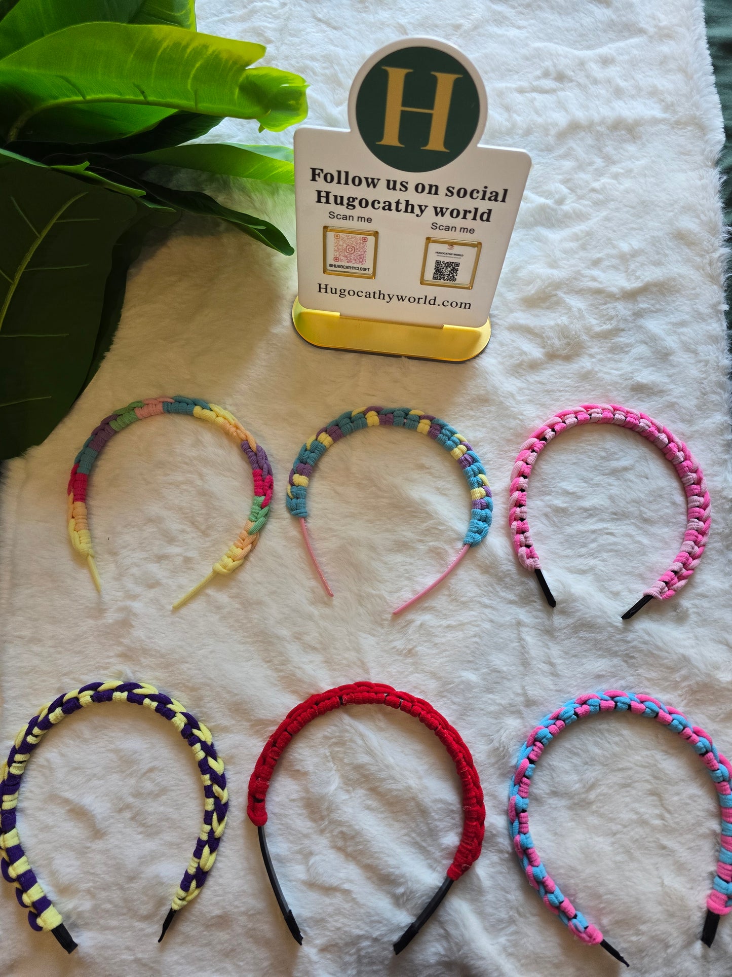 Woven colour Headbands